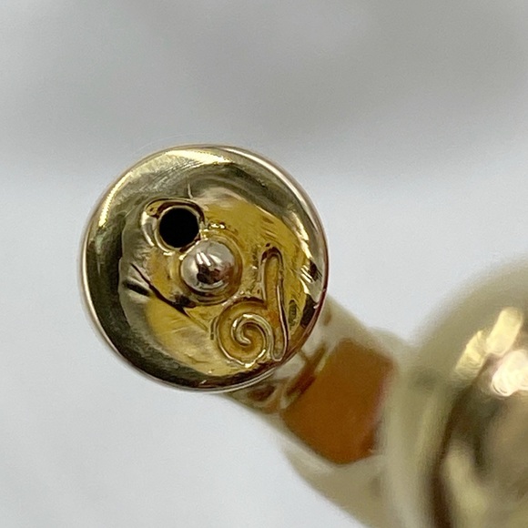 Veronese Gold Over Sterling Silver Hinge Bangle Bracelet - Picture 3 of 6